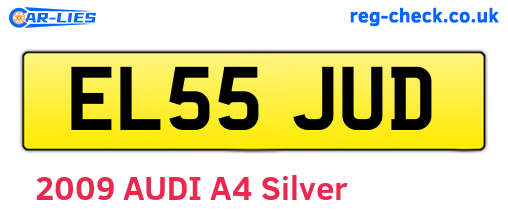 EL55JUD are the vehicle registration plates.