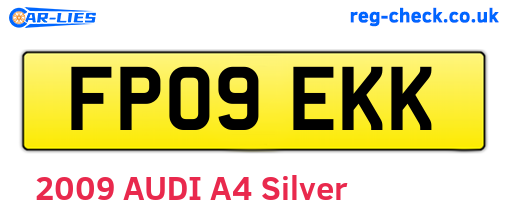 FP09EKK are the vehicle registration plates.