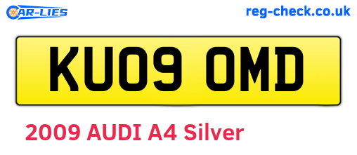 KU09OMD are the vehicle registration plates.