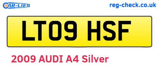 LT09HSF are the vehicle registration plates.