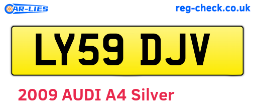 LY59DJV are the vehicle registration plates.