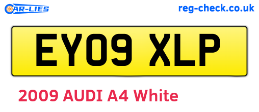 EY09XLP are the vehicle registration plates.