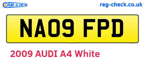 NA09FPD are the vehicle registration plates.