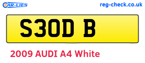 S3ODB are the vehicle registration plates.