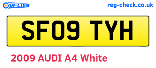 SF09TYH are the vehicle registration plates.
