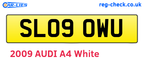 SL09OWU are the vehicle registration plates.