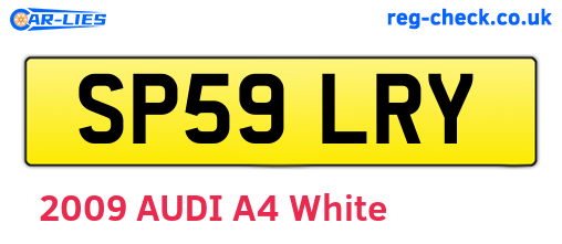 SP59LRY are the vehicle registration plates.