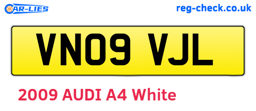 VN09VJL are the vehicle registration plates.