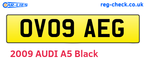 OV09AEG are the vehicle registration plates.
