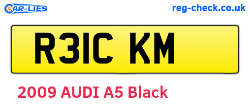 R31CKM are the vehicle registration plates.