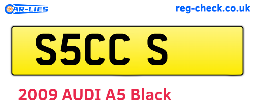 S5CCS are the vehicle registration plates.