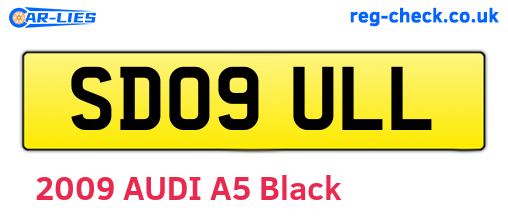 SD09ULL are the vehicle registration plates.