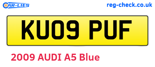 KU09PUF are the vehicle registration plates.