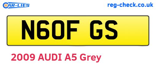 N60FGS are the vehicle registration plates.