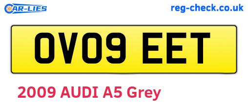 OV09EET are the vehicle registration plates.