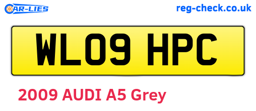 WL09HPC are the vehicle registration plates.