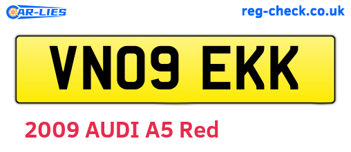 VN09EKK are the vehicle registration plates.