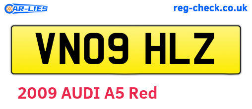 VN09HLZ are the vehicle registration plates.