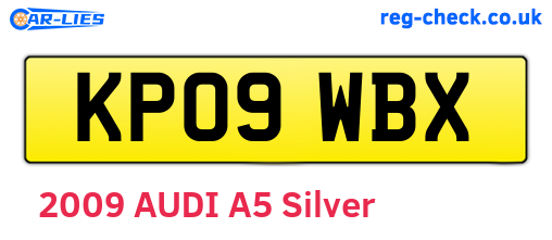 KP09WBX are the vehicle registration plates.
