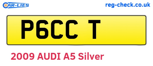 P6CCT are the vehicle registration plates.