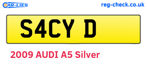 S4CYD are the vehicle registration plates.