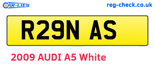 R29NAS are the vehicle registration plates.