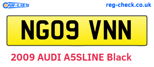 NG09VNN are the vehicle registration plates.