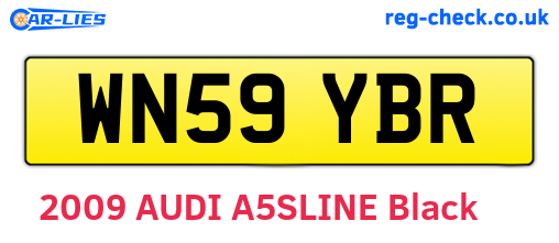 WN59YBR are the vehicle registration plates.