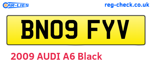 BN09FYV are the vehicle registration plates.