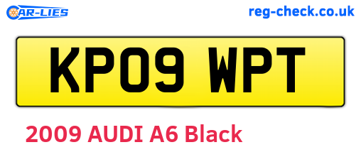 KP09WPT are the vehicle registration plates.