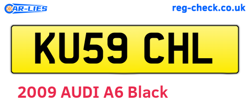 KU59CHL are the vehicle registration plates.