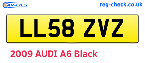 LL58ZVZ are the vehicle registration plates.