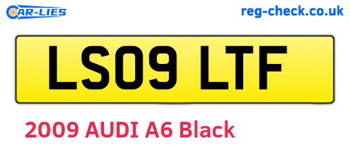 LS09LTF are the vehicle registration plates.