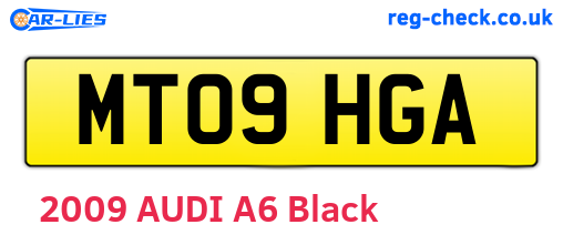 MT09HGA are the vehicle registration plates.