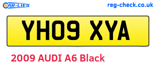 YH09XYA are the vehicle registration plates.