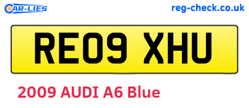 RE09XHU are the vehicle registration plates.