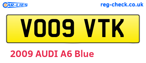 VO09VTK are the vehicle registration plates.