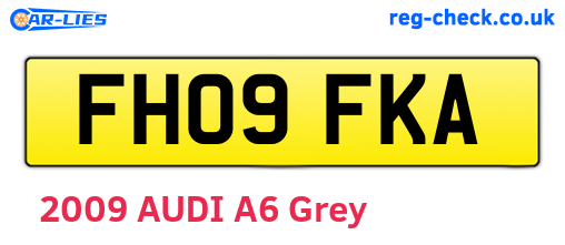 FH09FKA are the vehicle registration plates.