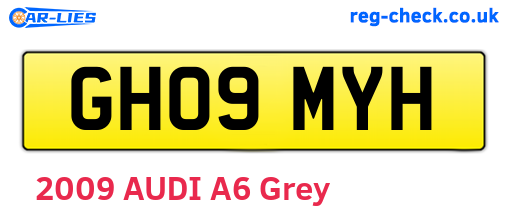 GH09MYH are the vehicle registration plates.