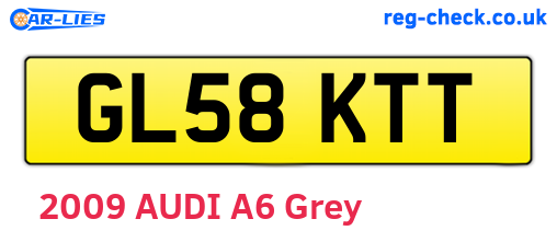 GL58KTT are the vehicle registration plates.