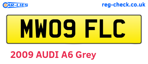 MW09FLC are the vehicle registration plates.