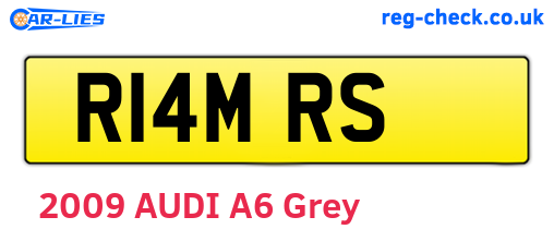 R14MRS are the vehicle registration plates.