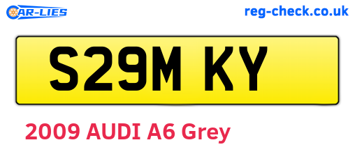 S29MKY are the vehicle registration plates.