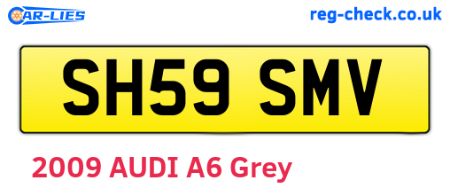 SH59SMV are the vehicle registration plates.