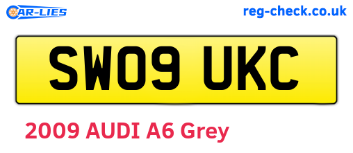SW09UKC are the vehicle registration plates.