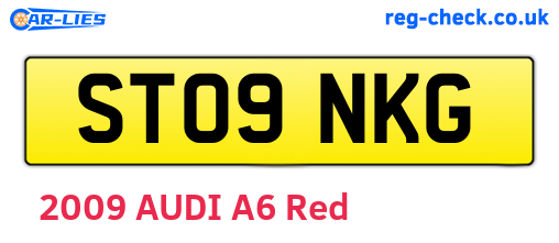 ST09NKG are the vehicle registration plates.