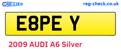 E8PEY are the vehicle registration plates.