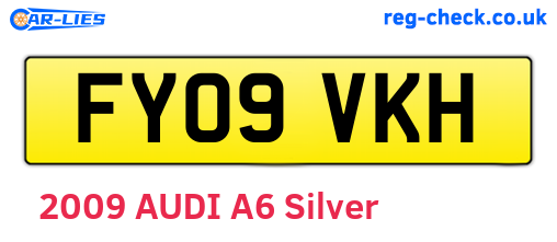 FY09VKH are the vehicle registration plates.