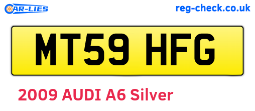 MT59HFG are the vehicle registration plates.