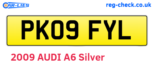 PK09FYL are the vehicle registration plates.